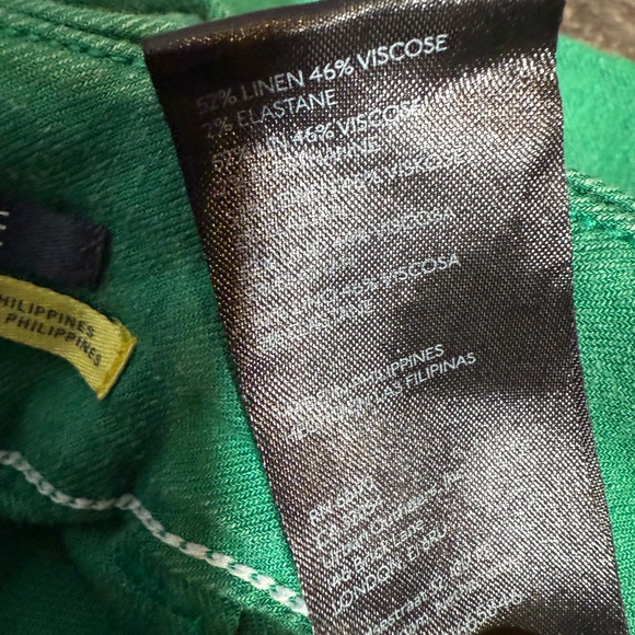 Anthropologie Maeve The Colette Linen Blend‎ Cropped Wide Leg Pants- 29 - Picture 11 of 11